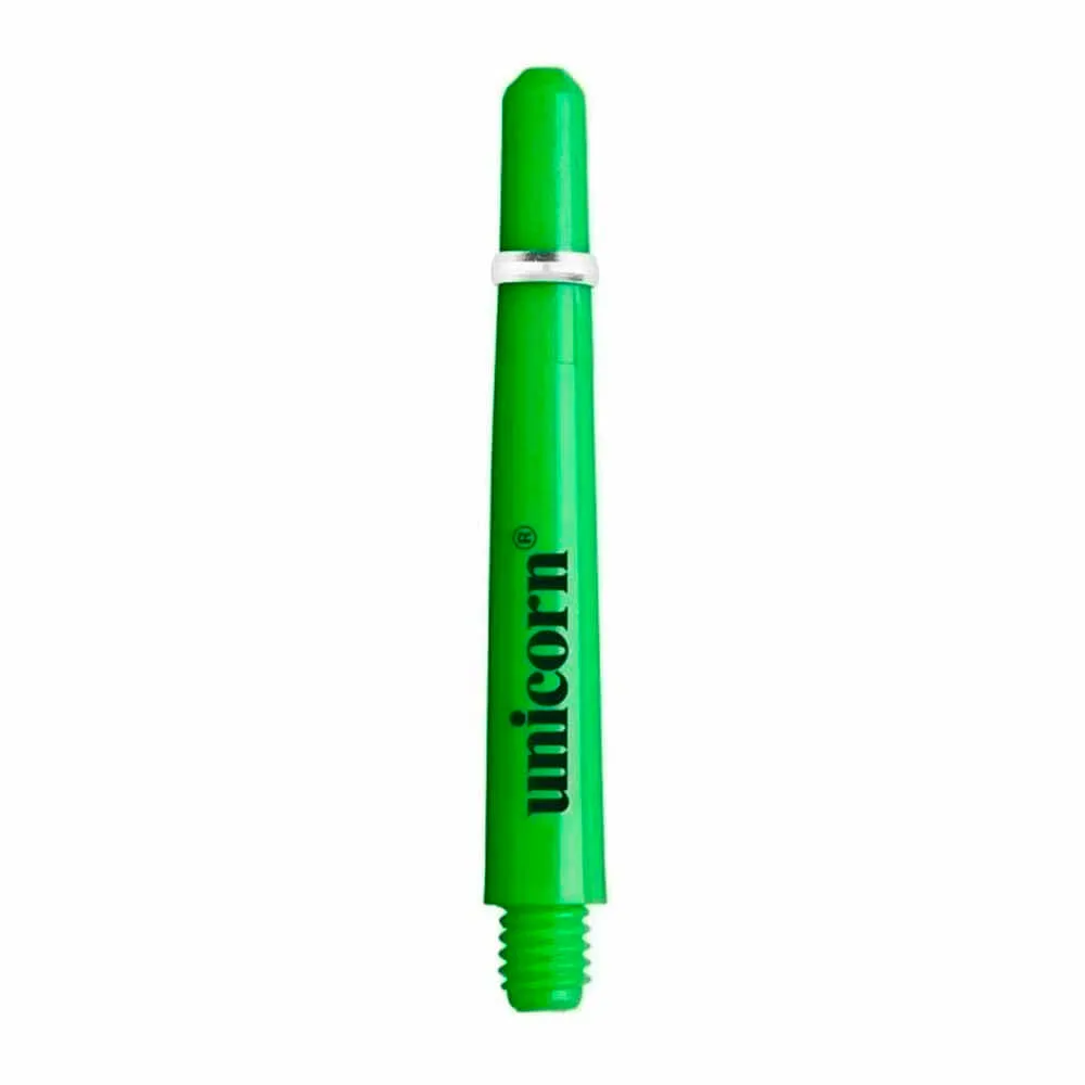 Cañas Unicorn Darts Gripper 4 PC Verde Neon 35mm 