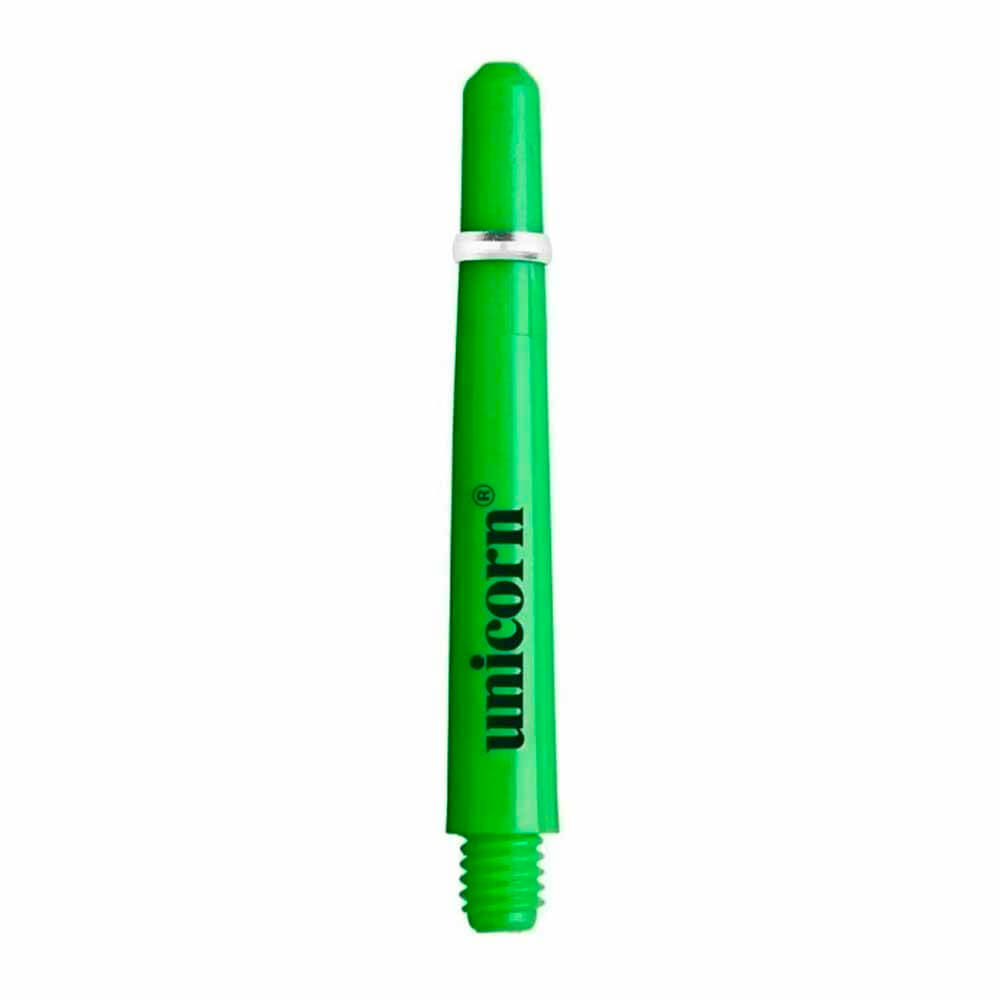 Cañas Unicorn Darts Gripper 4 PC Verde Neon 29mm 