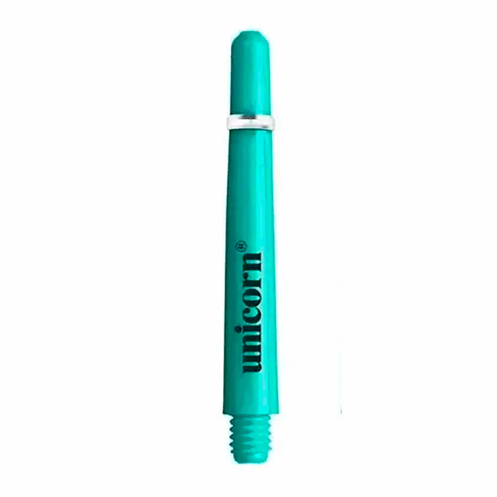 Cañas Unicorn Darts Gripper 4 PC Teal Neon 35mm 