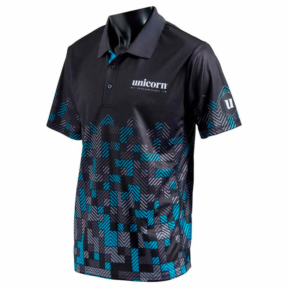Polo Unicorn Pro Tech Digital Azul L