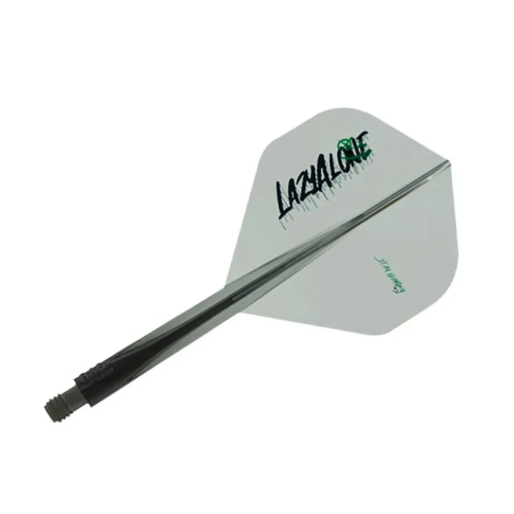 Condor Axe Standard L4zyAlone Flights Schwarz Transparent L 33.5mm 3er Set