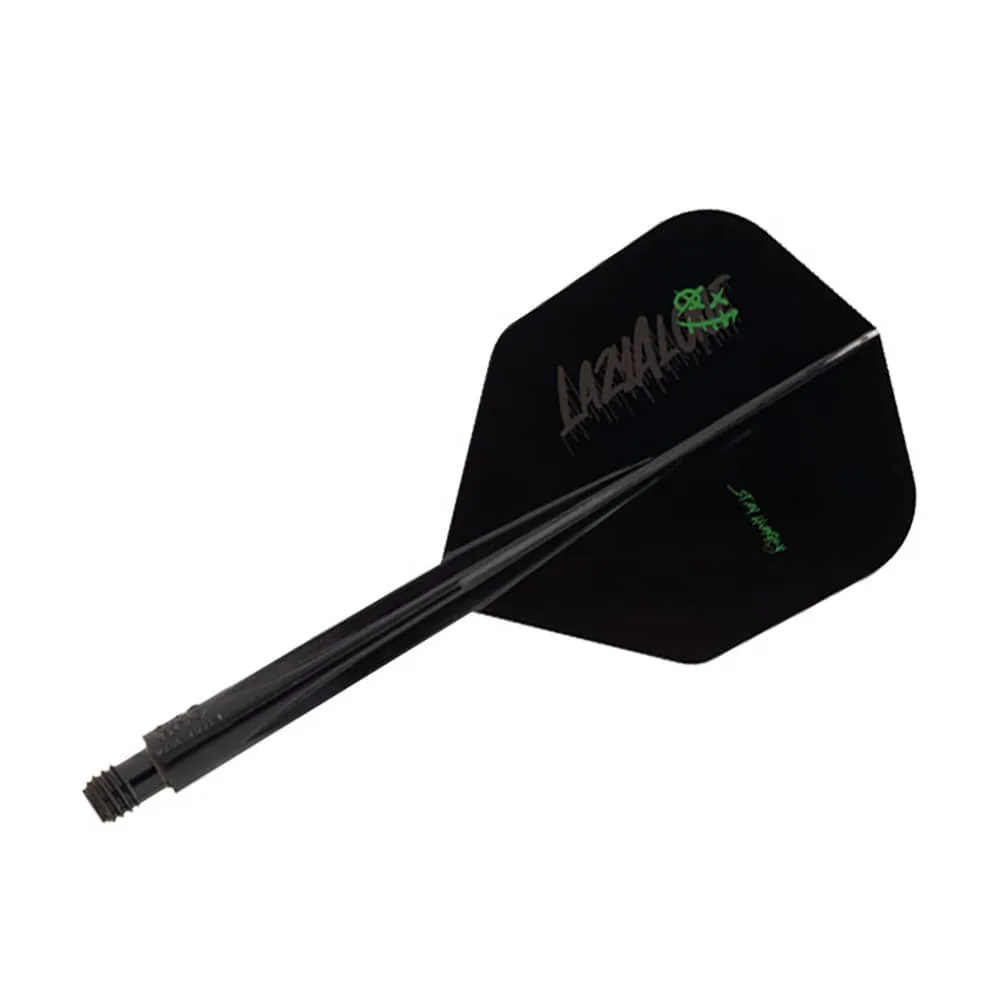 Plumas Condor Axe Shape L4zyAlone Negro M 27.5mm 3 Uds.
