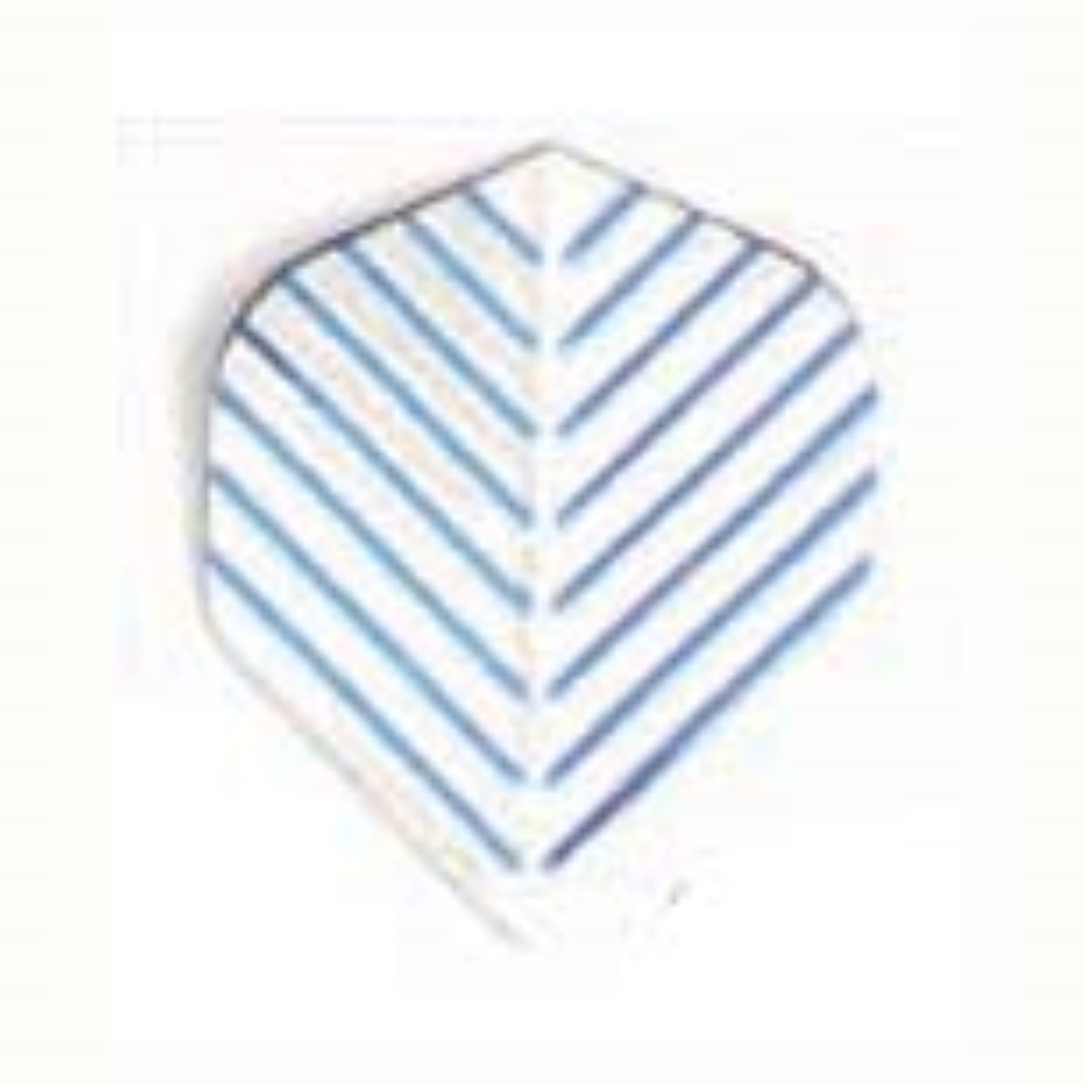 Plumas Amerithon Standard Plata Rayas Azules