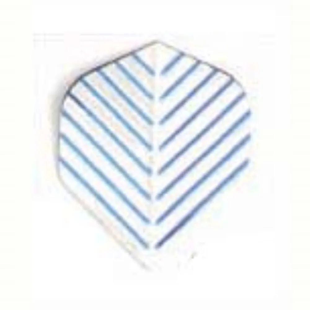 Plumas Amerithon Standard Plata Rayas Azules