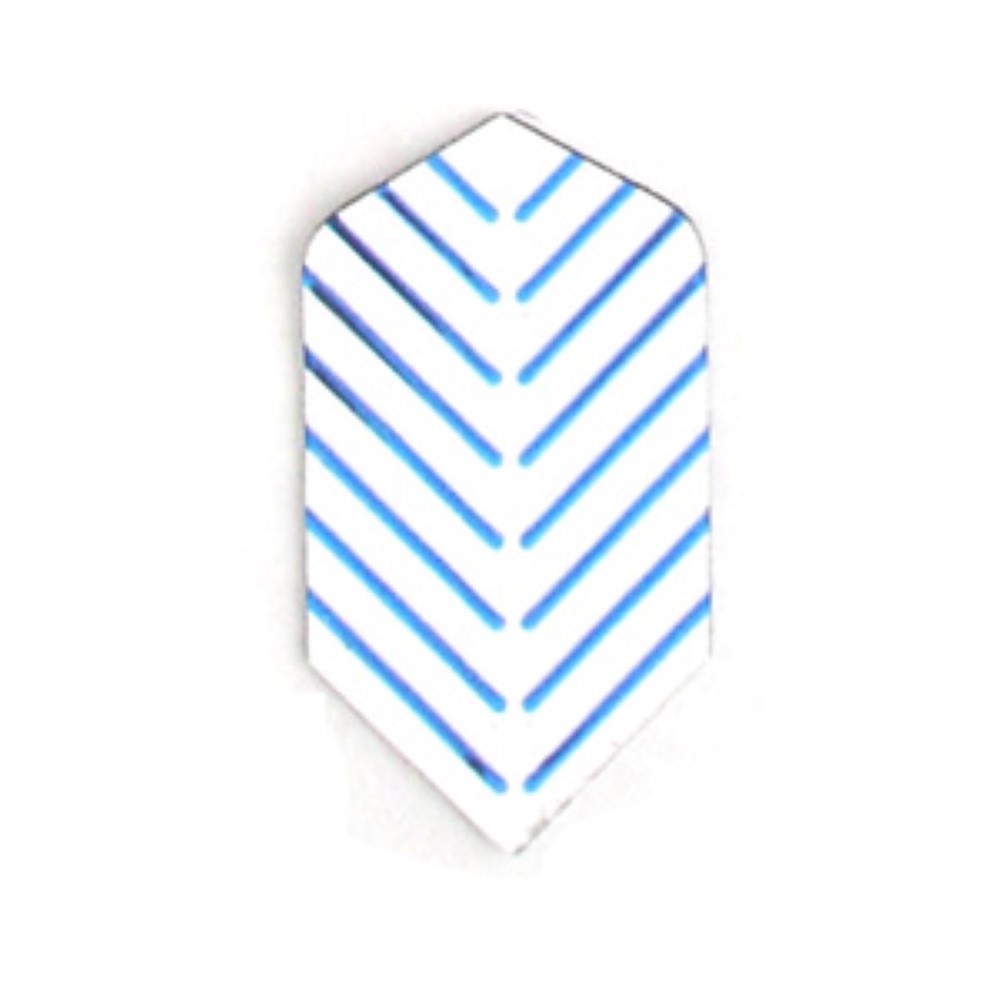 Plumas Amerithon Slim Blanca rayas azules