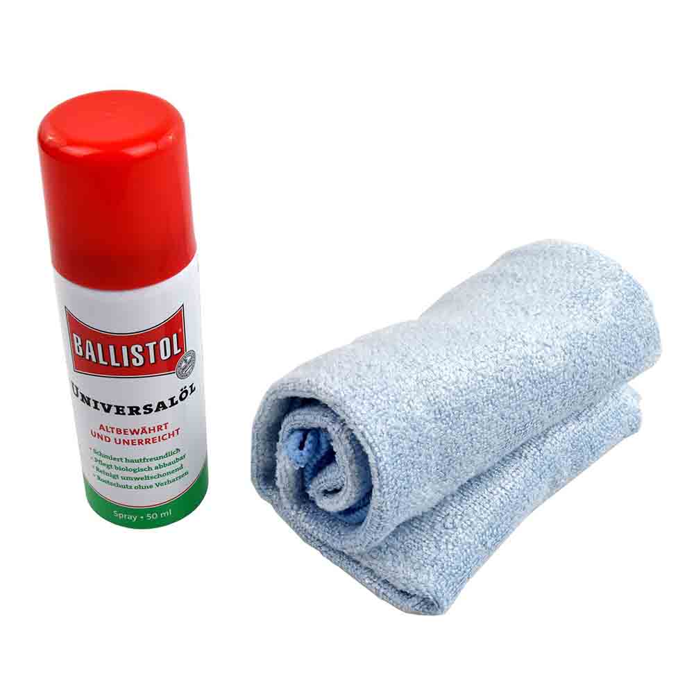 Lubricante Barras Futbolin Ballistol + Paño de Microfibra
