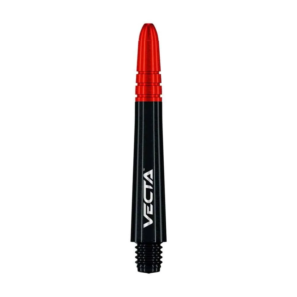 Cañas Winmau Darts Vecta Shaft Negro Rojo 34mm 