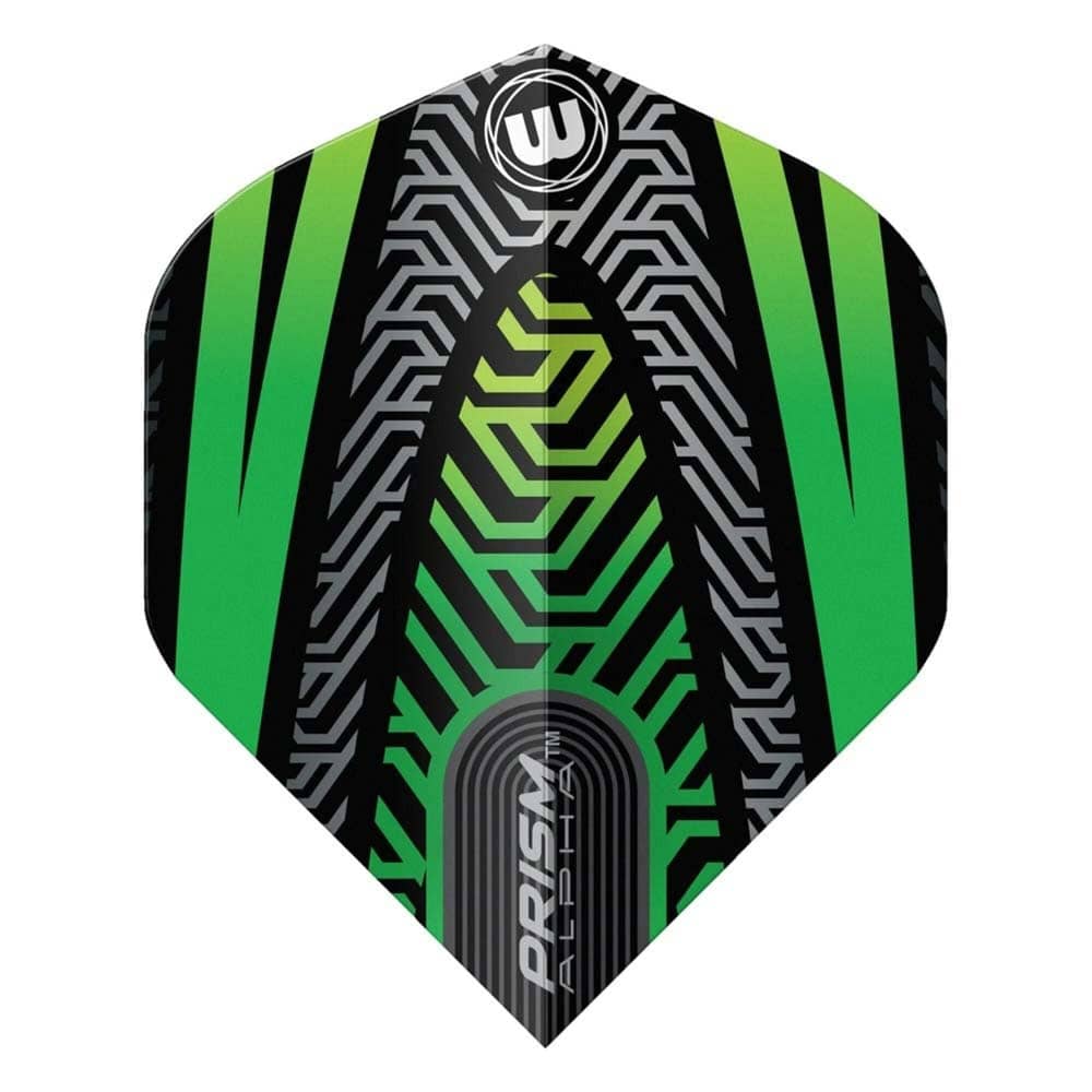 Plumas Winmau Darts Standard Prism Alpha Negro Verde V2