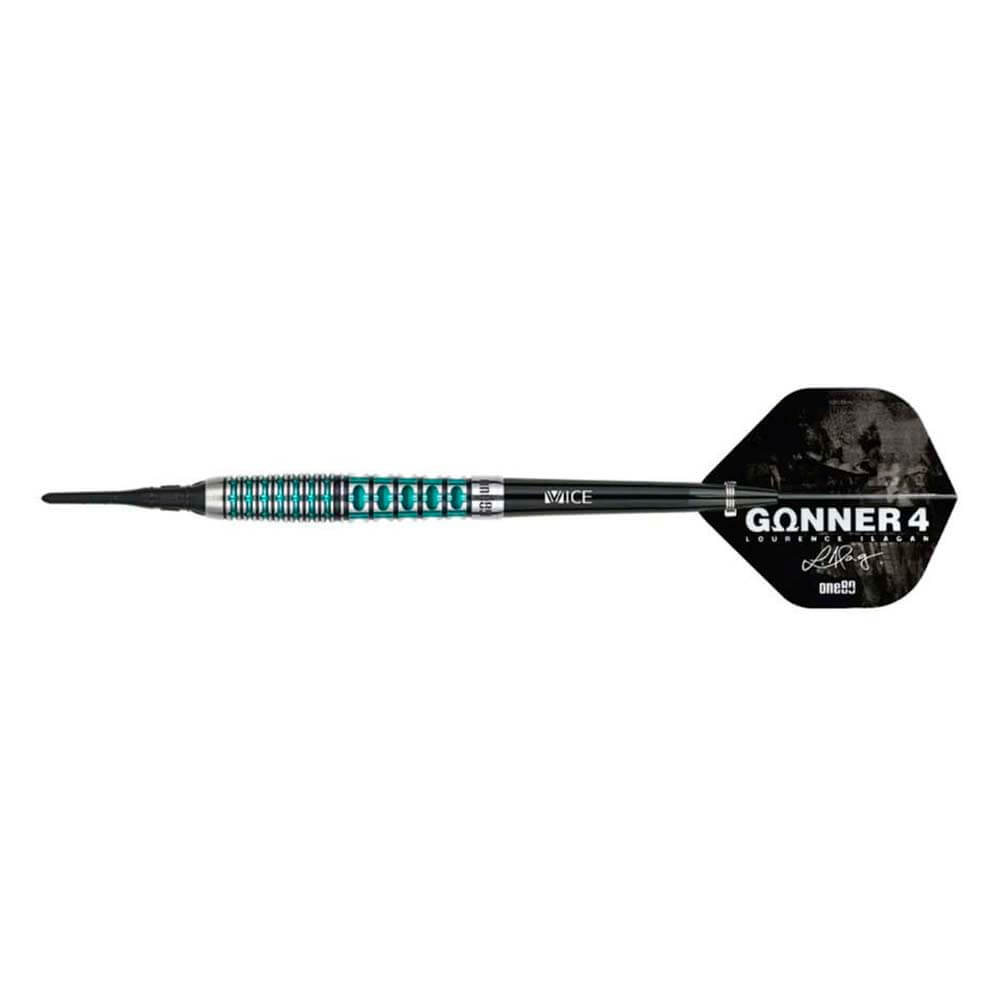 Dardos One80 Gunner 4 Lourence Ilagan Black Jade 90% 18gr