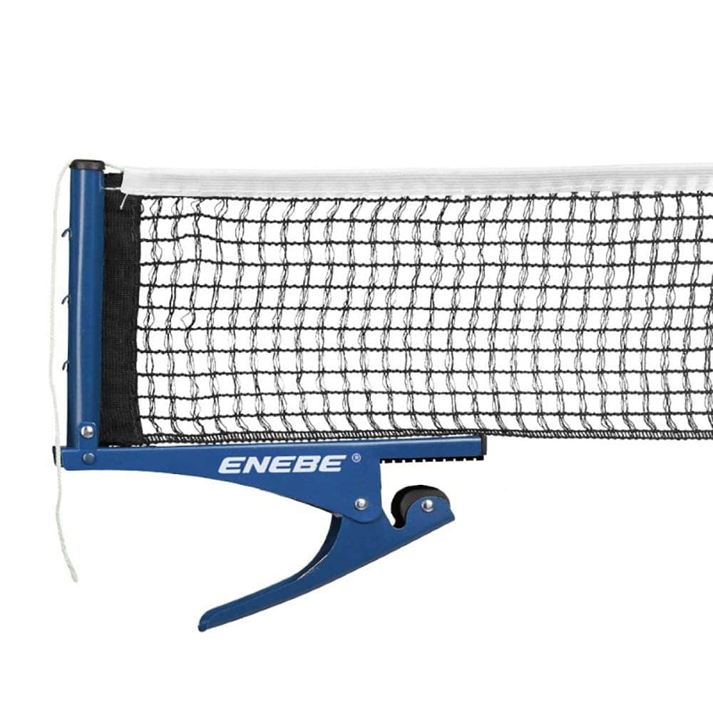 Juego Soportes Metálicos + Red Ping Pong Enebe Clip Pro