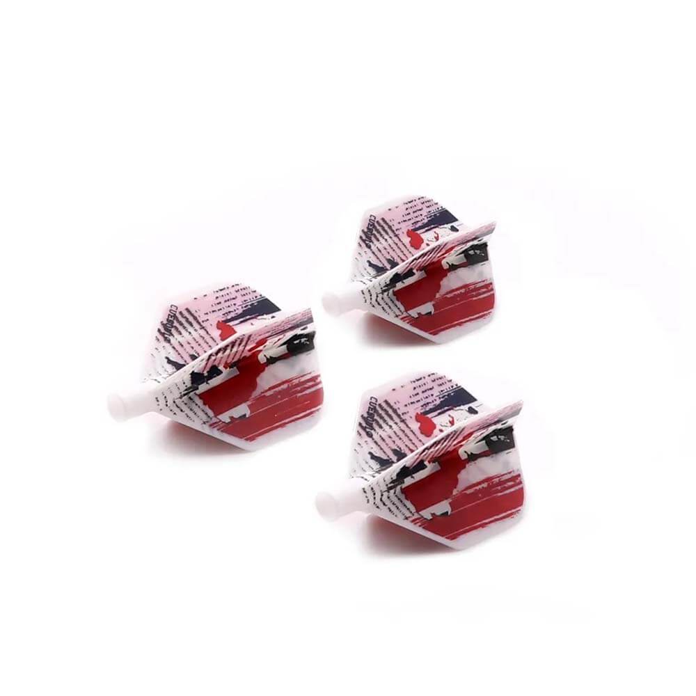 Plumas Flights Darts Cuesoul Tero AK4 Bandera UK Standard