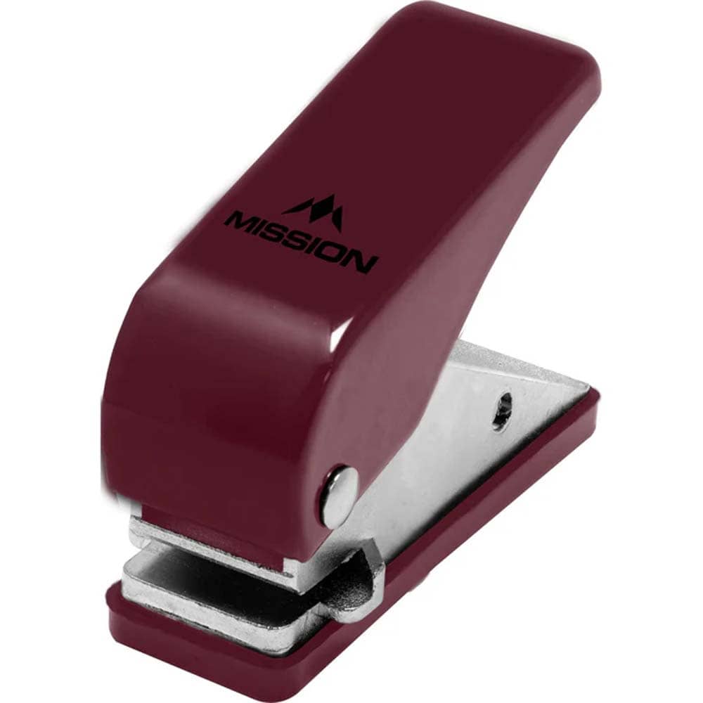 Maquina Perforar Mission Tamaño De Bolsillo Rojo