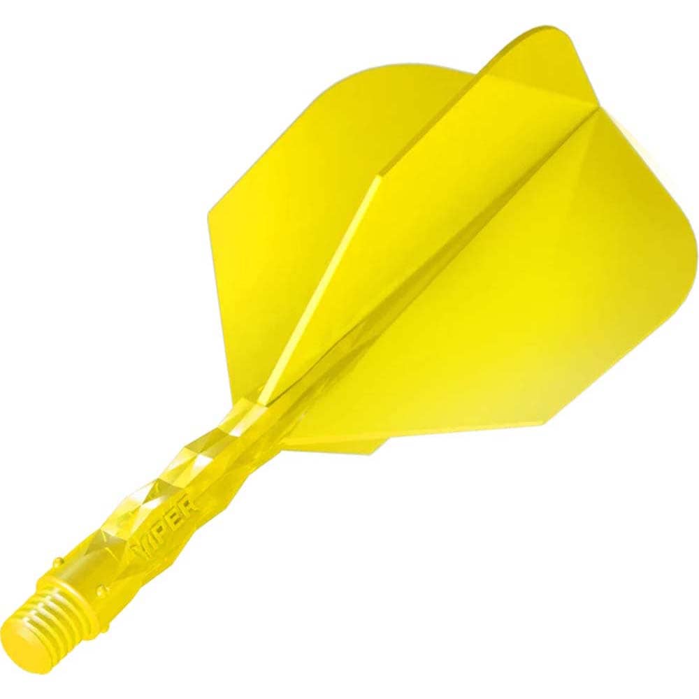 Plumas Viper Diamond Core Standard Amarillo Neon Larga 73mm