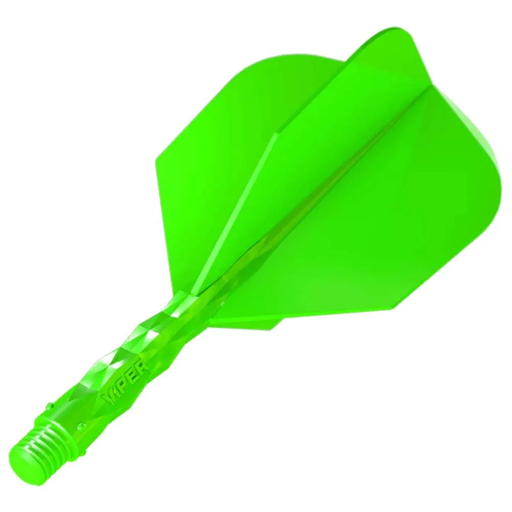 Plumas Viper Diamond Core Standard Verde Neon Larga 73mm