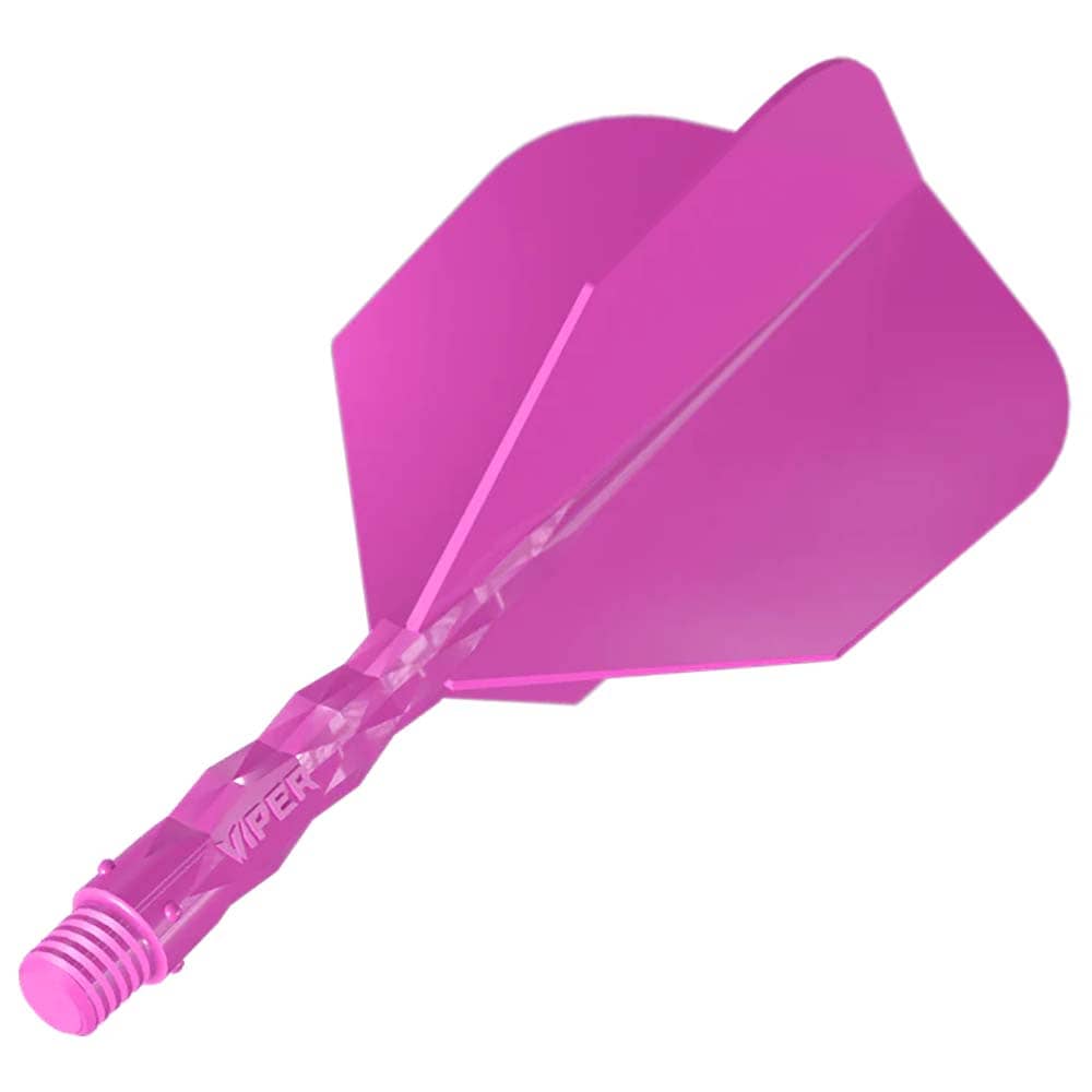 Plumas Viper Diamond Core Standard Rosa Neon Larga 73mm