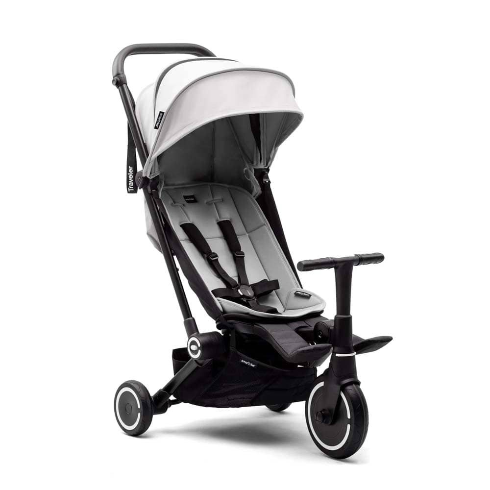 Silla de paseo y triciclo Smartrike Traveler Everest White