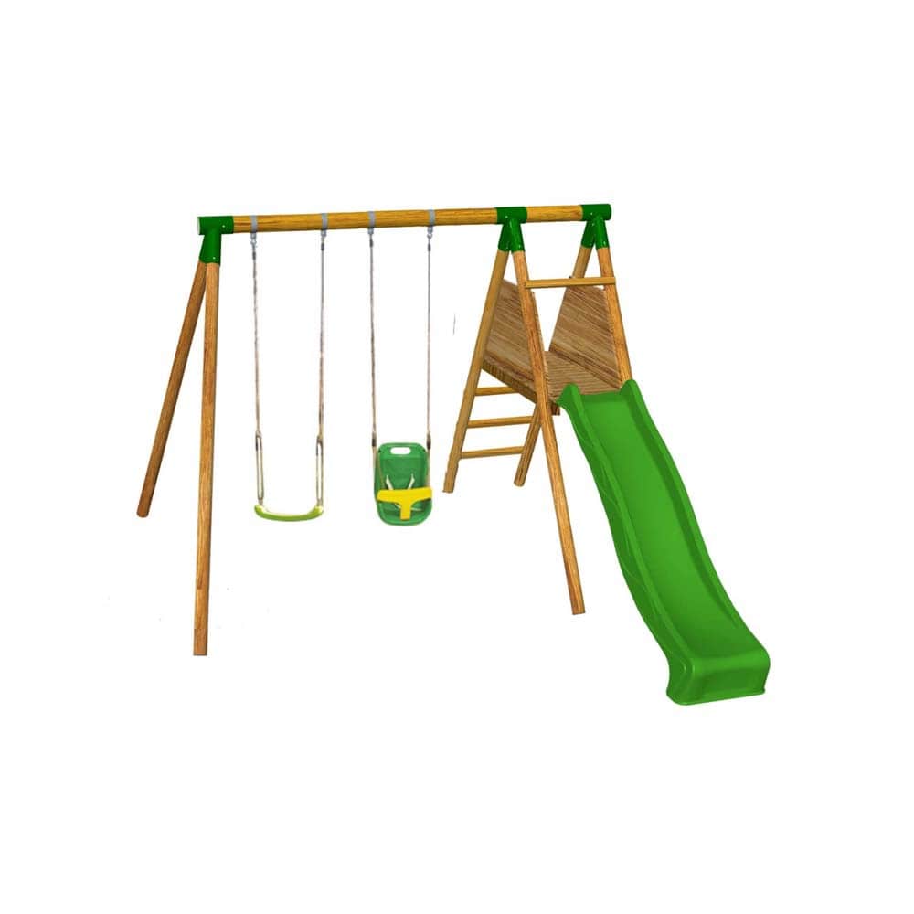 Parque infantil Masgames Mauna Loa con asiento de bebé