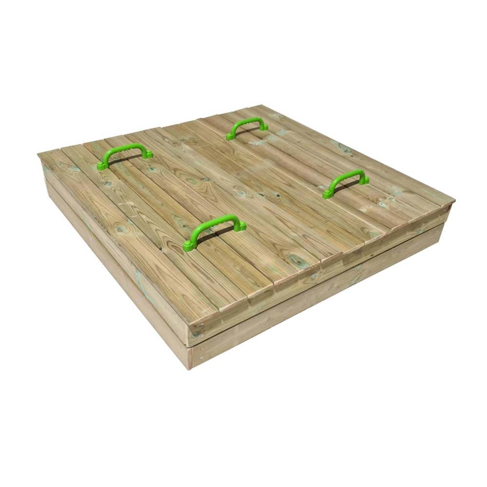 Arenero con tapa de madera Masgames Oben 1.20m x 1.20m