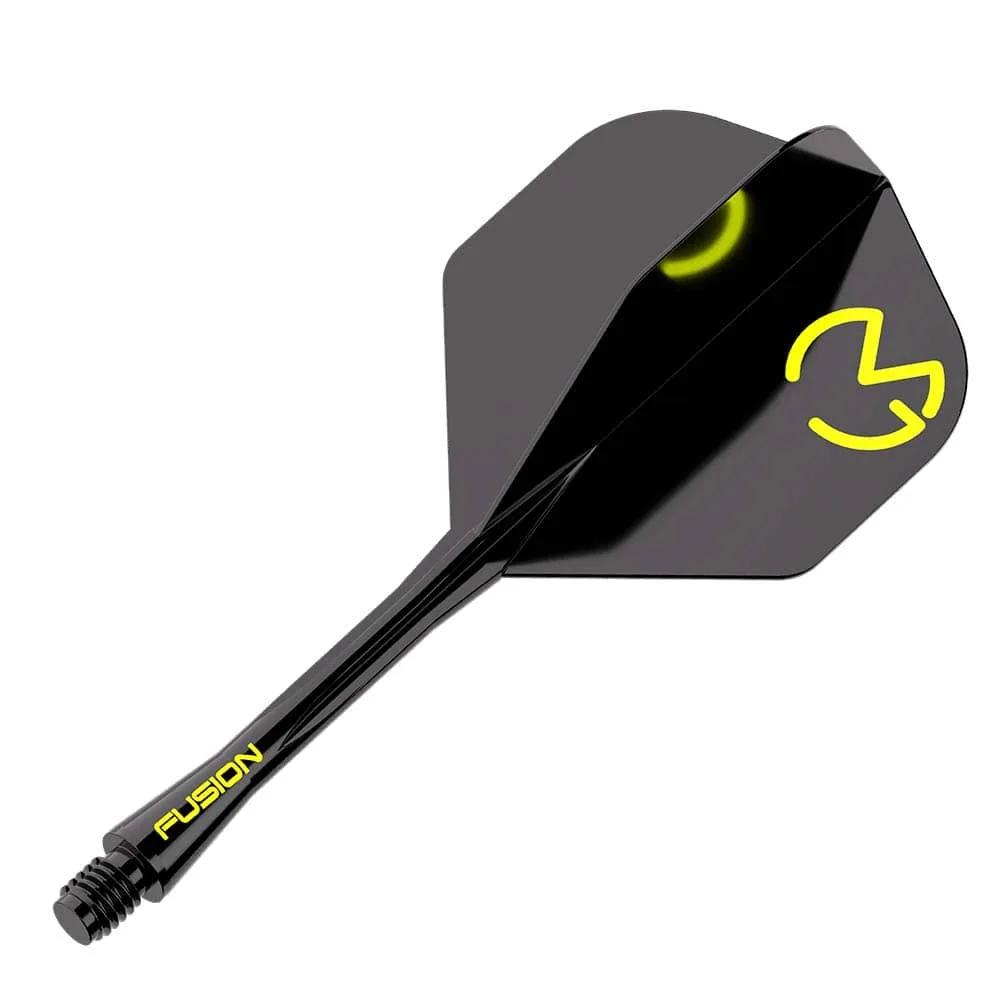 Plumas Winmau Darts Fusion Michael van Gerwen Green Black Medium 34-76mm N2