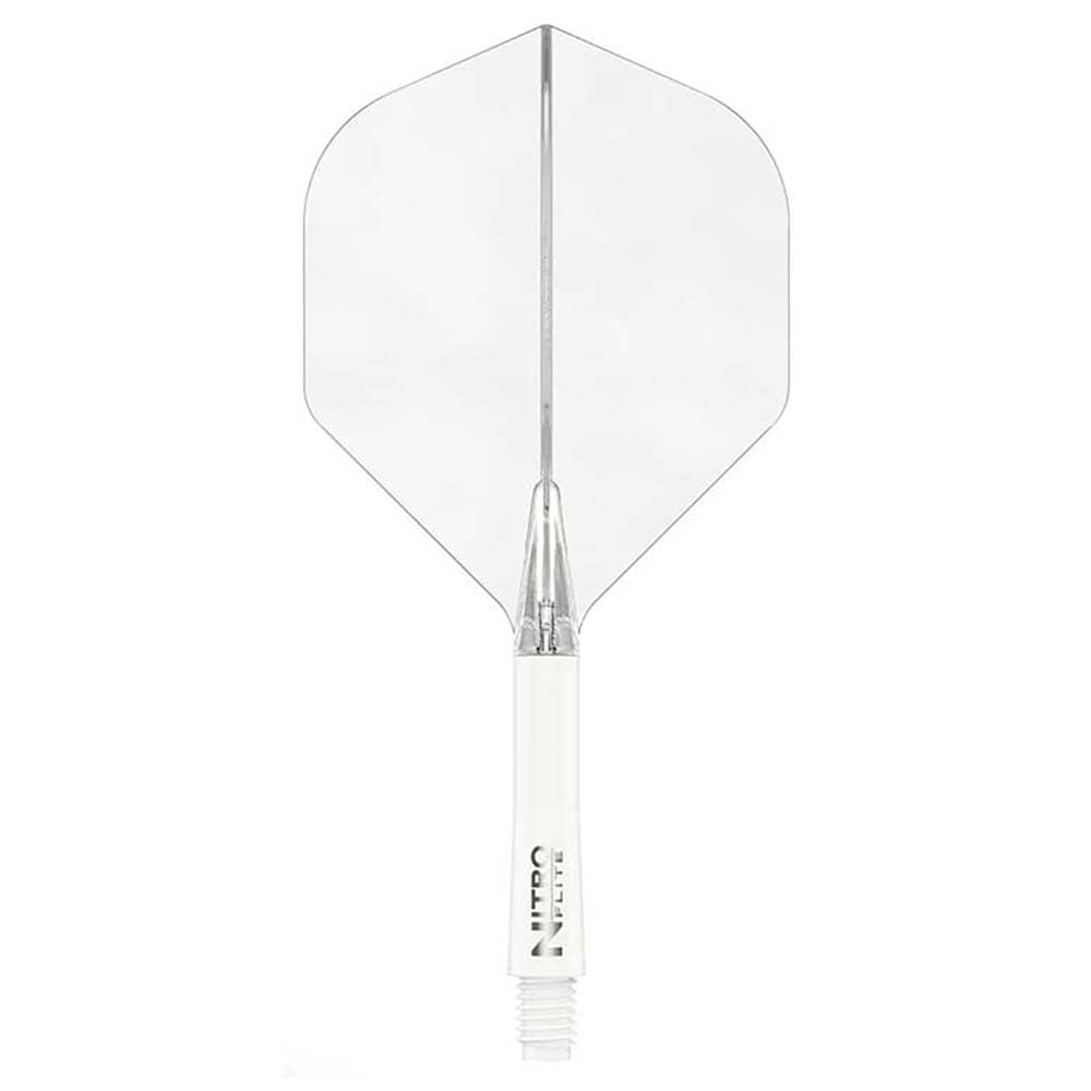 Plumas Red Dragon Nitro Flite System White Clear NO2 Medium