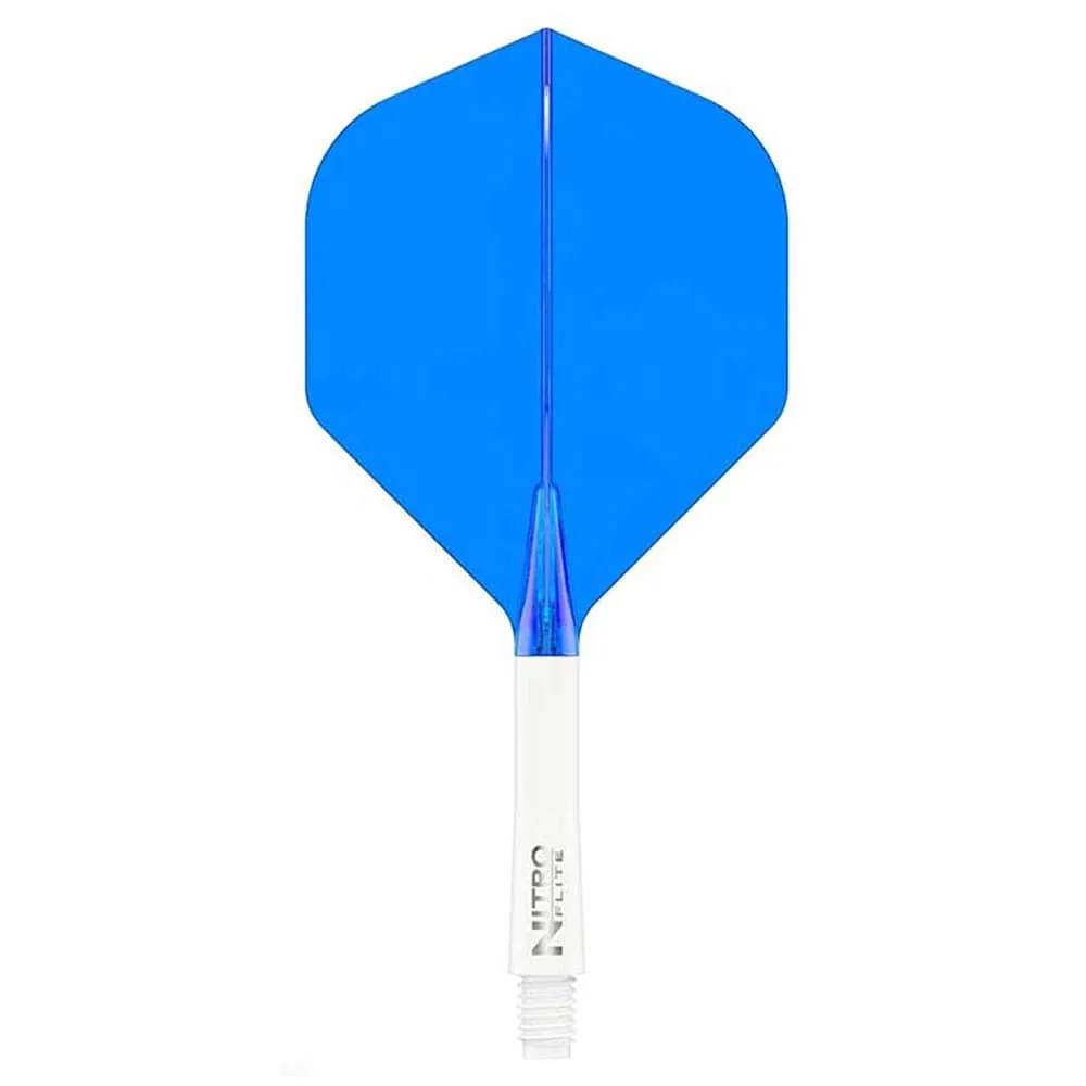 Plumas Red Dragon Nitro Flite System White Blue NO2 Medium