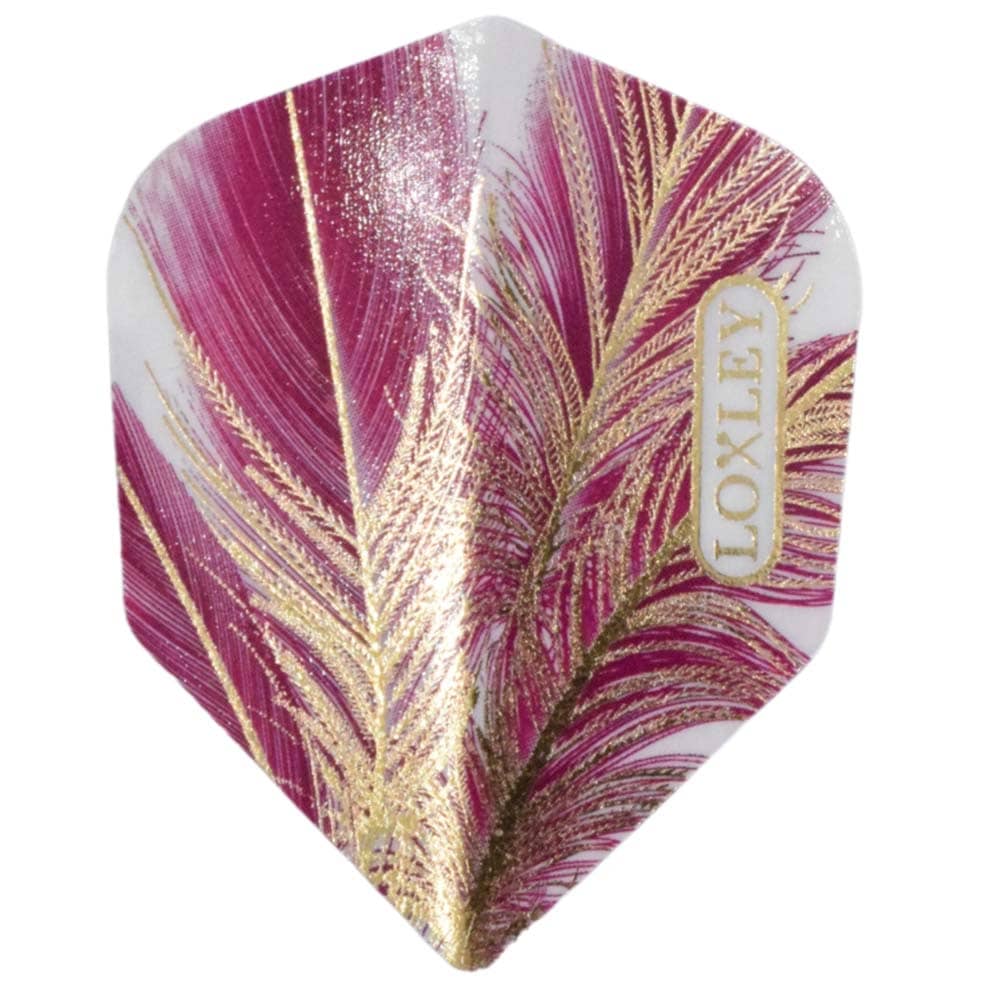 Plumas Loxley Feather Purple Oro No6 Shape