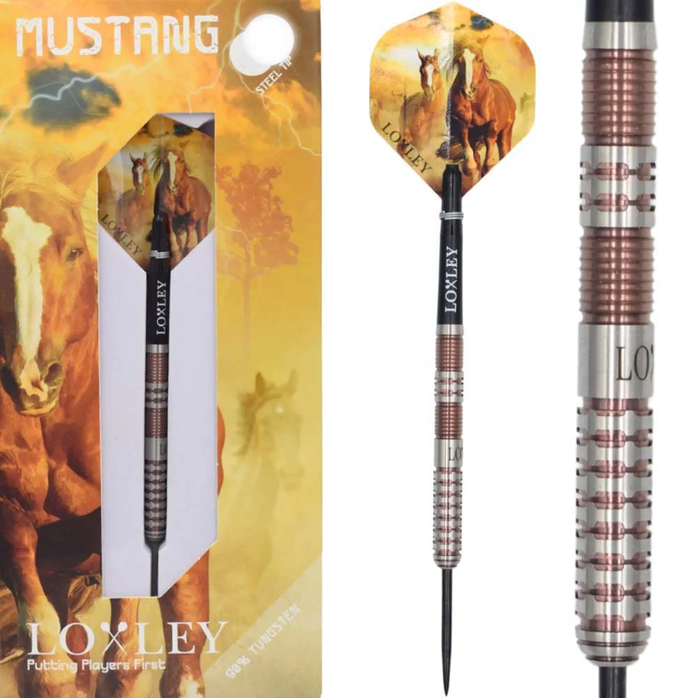 Dardos Loxley Darts Mustang 90% 23g 90% Punta Acero