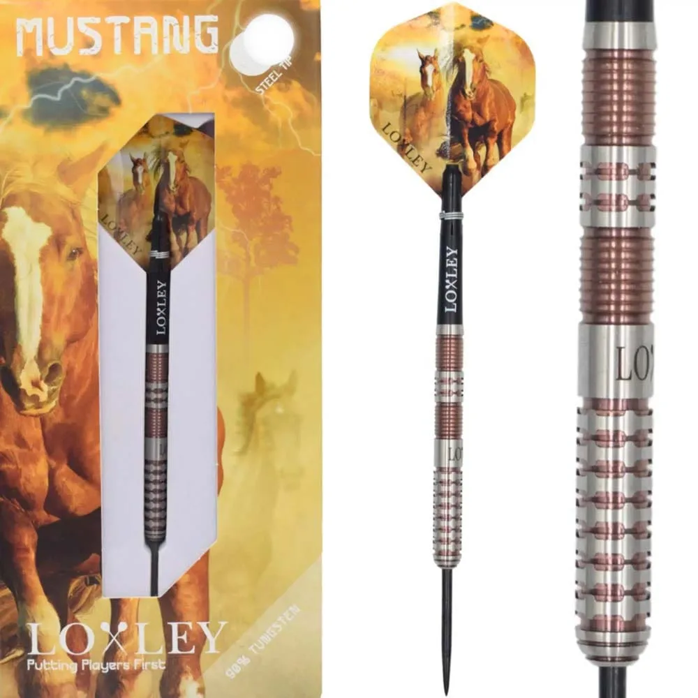 Dardos Loxley Darts Mustang 90% 24g 90% Punta Acero