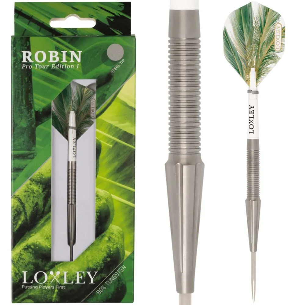Dardos Loxley Darts Robin Pro Tour Model 1 90% 25g Punta Acero