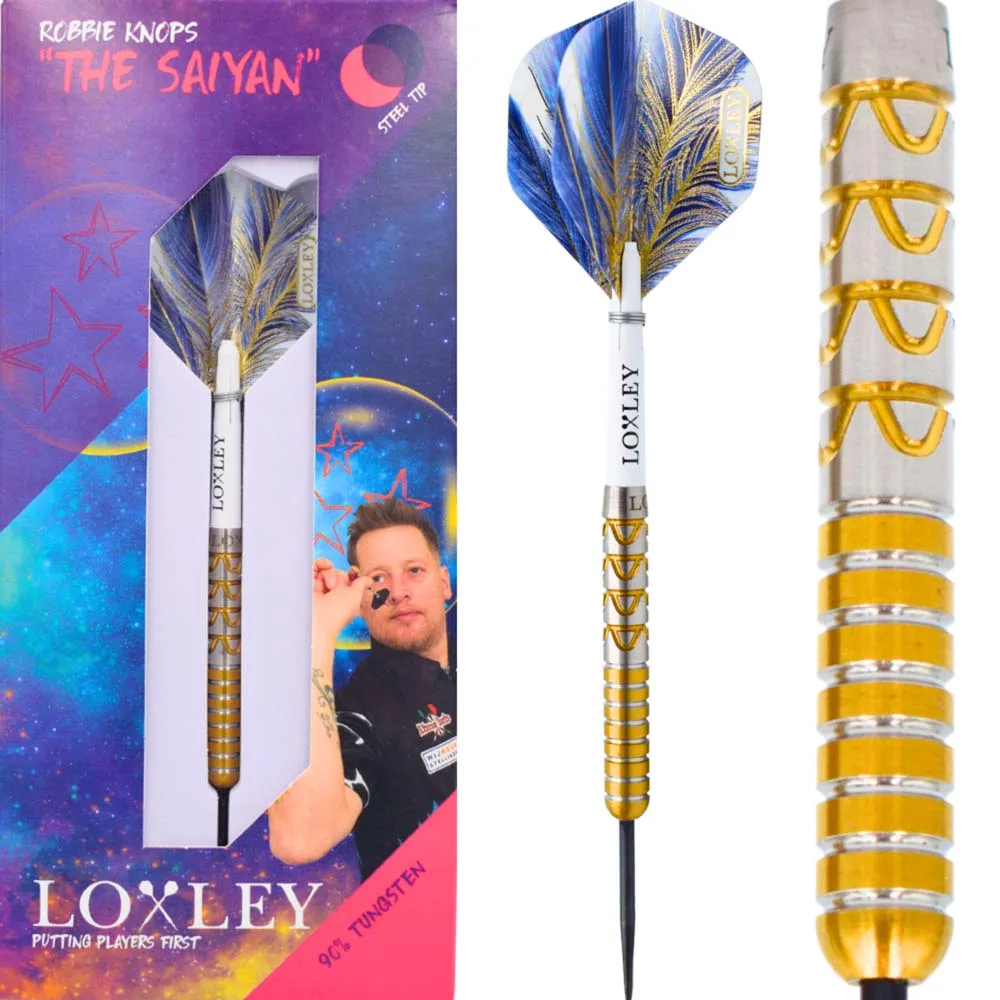 Dardos Loxley Darts Robbie Knops The Saiyan 90% 23g Punta Acero