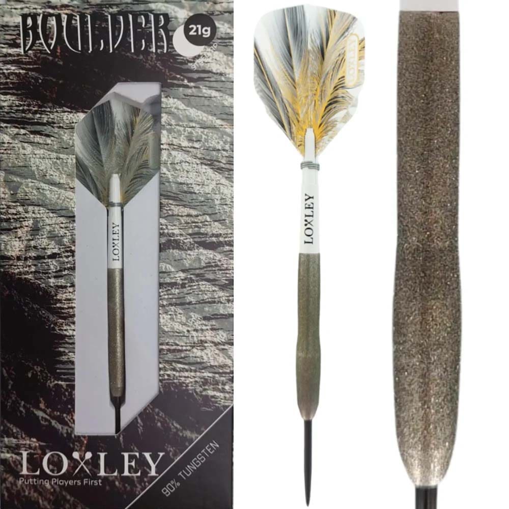 Dardos Loxley Darts Boulder 90% 23g Punta Acero