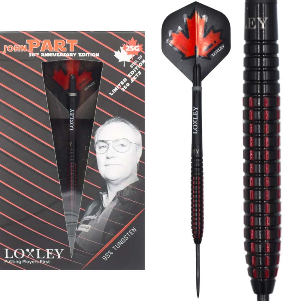 Dardos Loxley Darts John Part 95% 25g Punta Acero
