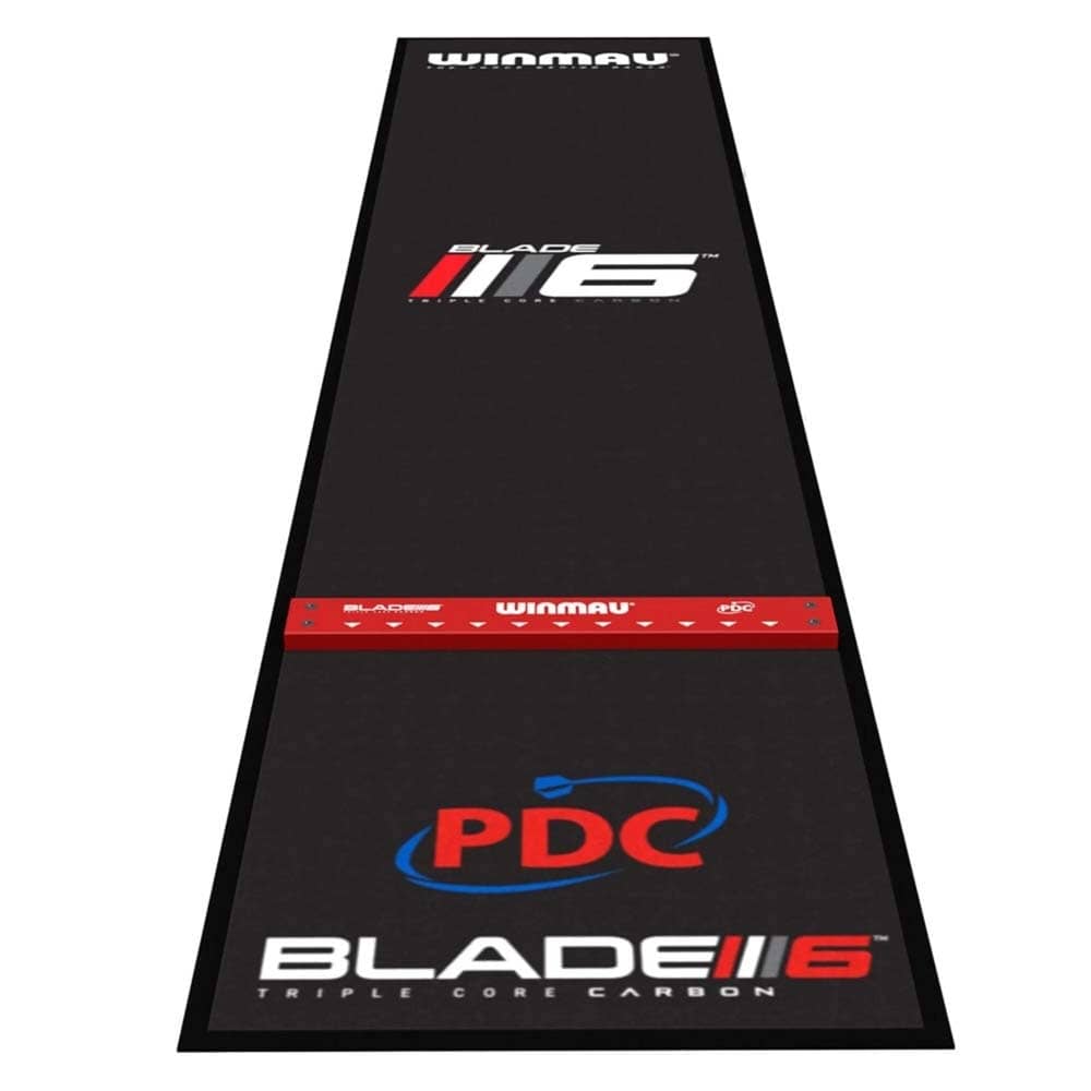 Protector Suelo Winmau Pro Zone Precision Blade 6 Dart Mat + Oche Integrado