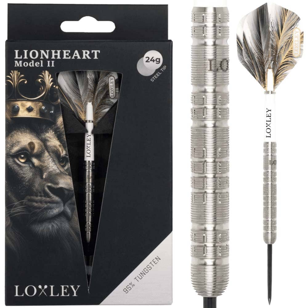 Dardos Loxley Lionheart Model 2 90% 24g Punta Acero