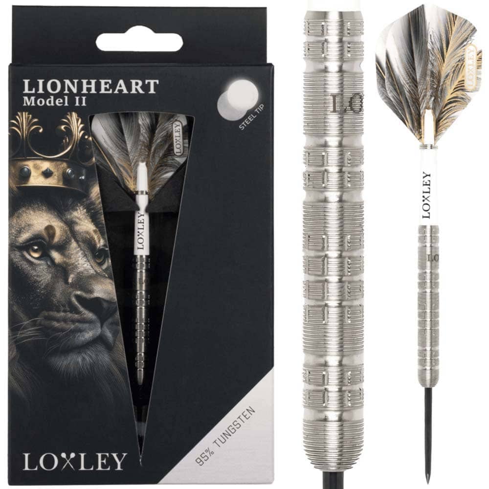 Dardos Loxley Lionheart Model 2 90% 22g Punta Acero