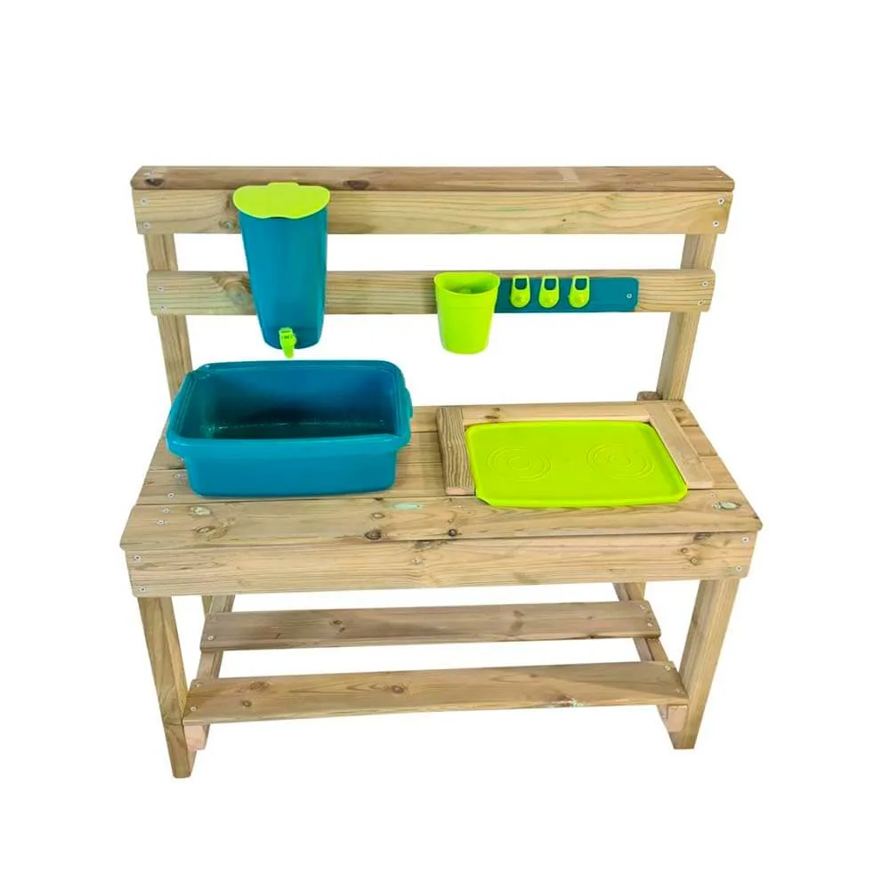 Cocina infantil para exterior Masgames Candy con utensilios de cocina 