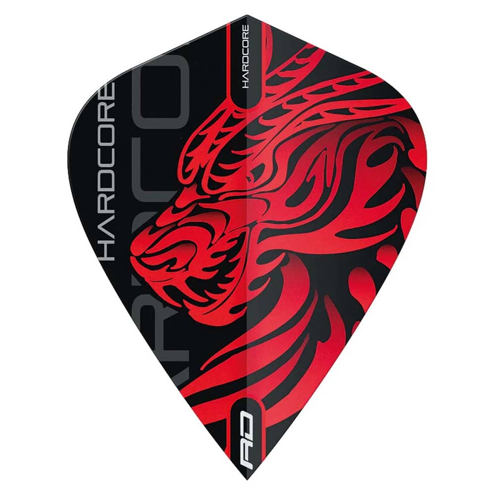 Plumas Flights Red Dragon Jonny Clayton Dragon Hardcore Kite