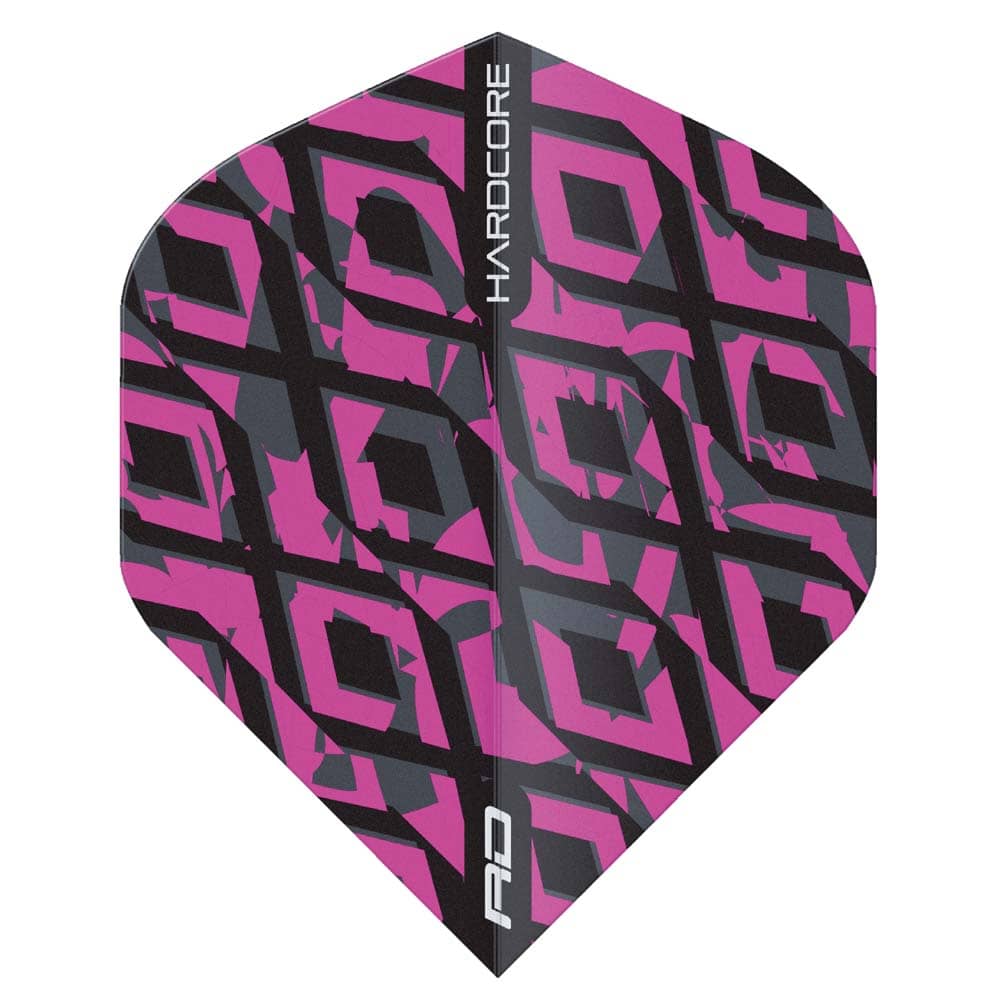 Plumas Flights Red Dragon Hardcore Radikal Negro Rosa