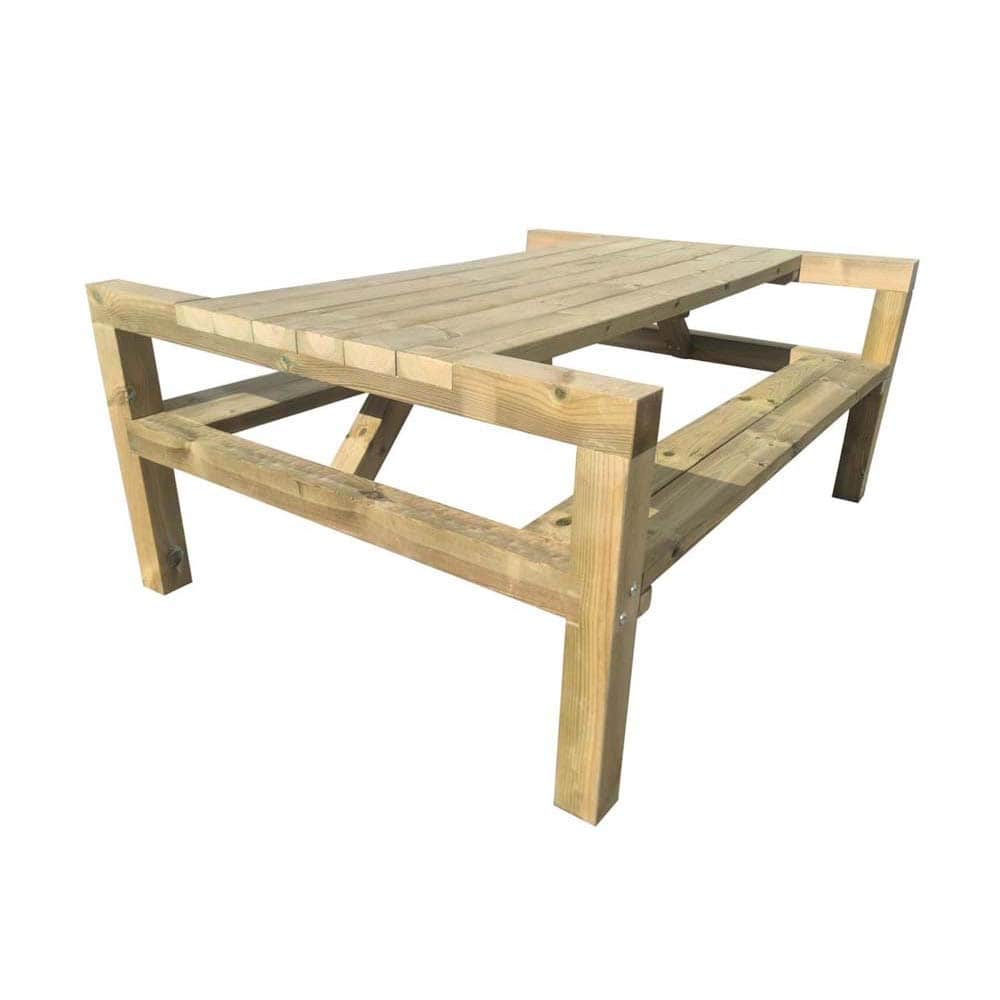 Mesa de picnic Masgames Tokio con madera para exterior
