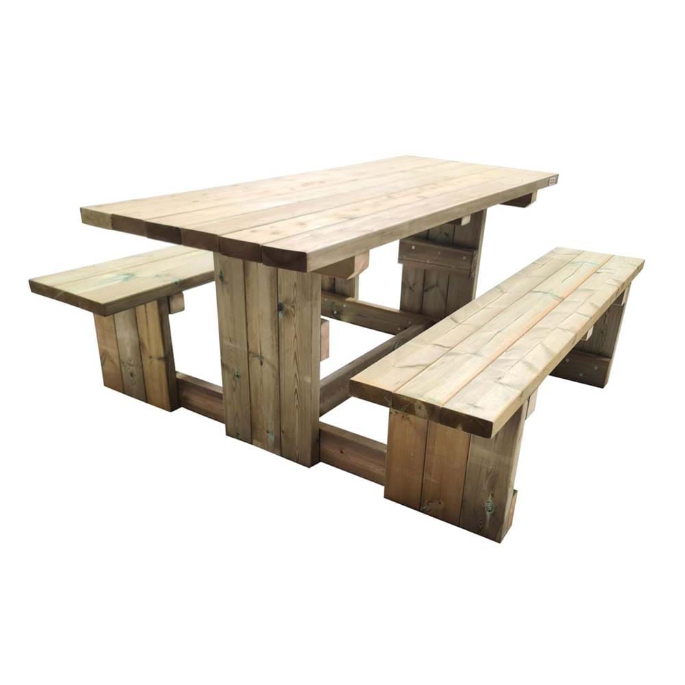 Mesa de picnic de madera Masgames Canet