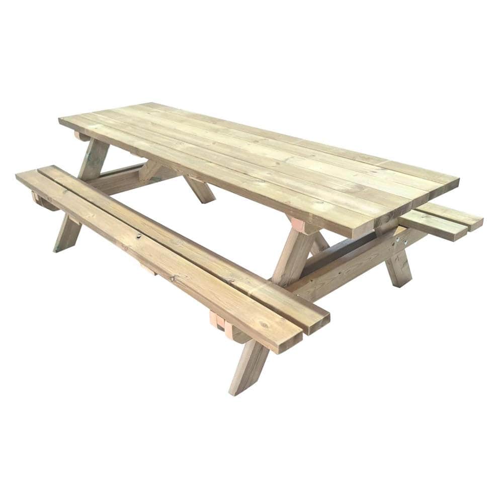 Mesa de picnic Masgames Munich 240 con madera para exterior
