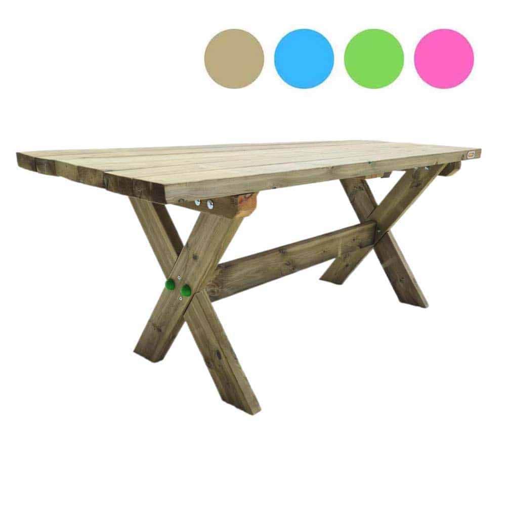 Mesa de madera exterior Masgames Xerta 180 cm (con opción de color)