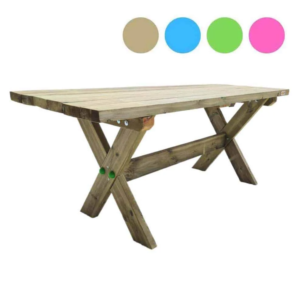 Mesa de madera exterior Masgames Xerta 180 cm (con opción de color)