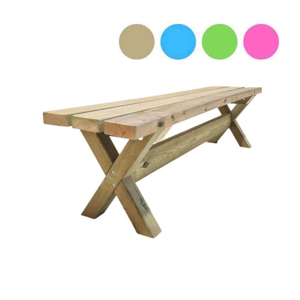 Banco de madera exterior Masgames Xerta 180 (con opción de color)