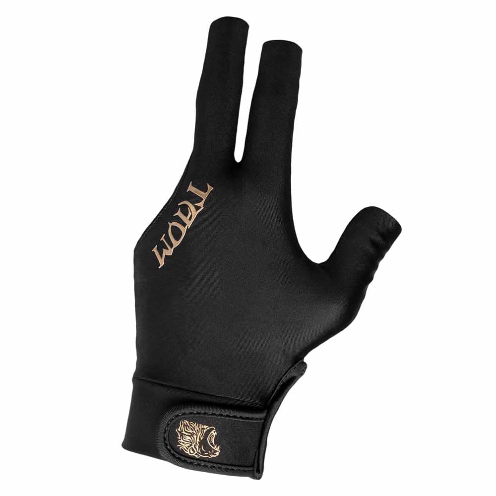Guante Billar Taom Midas 3 Dedos Negro Diestro XL