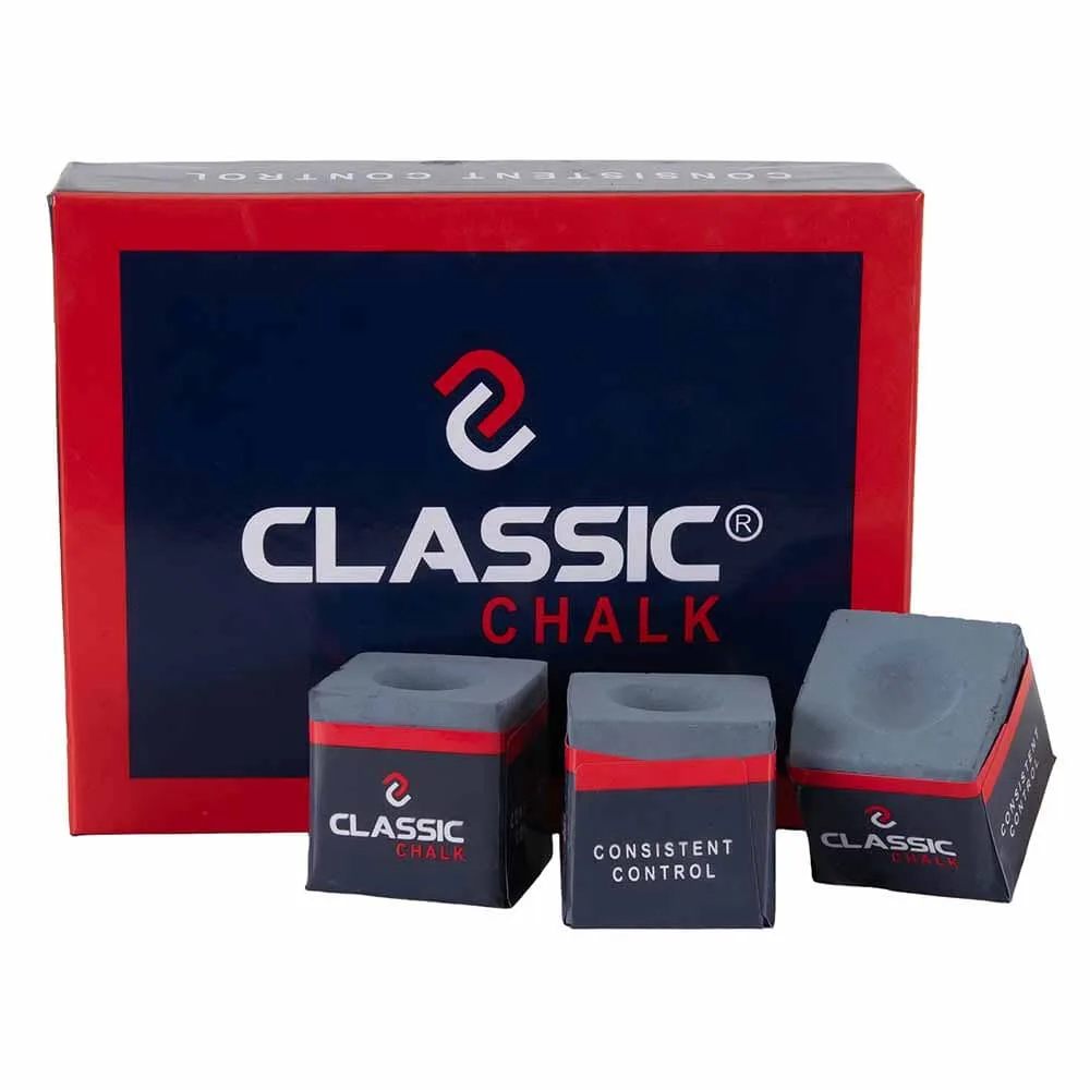 Tiza de billar Classic gris 12 unidades