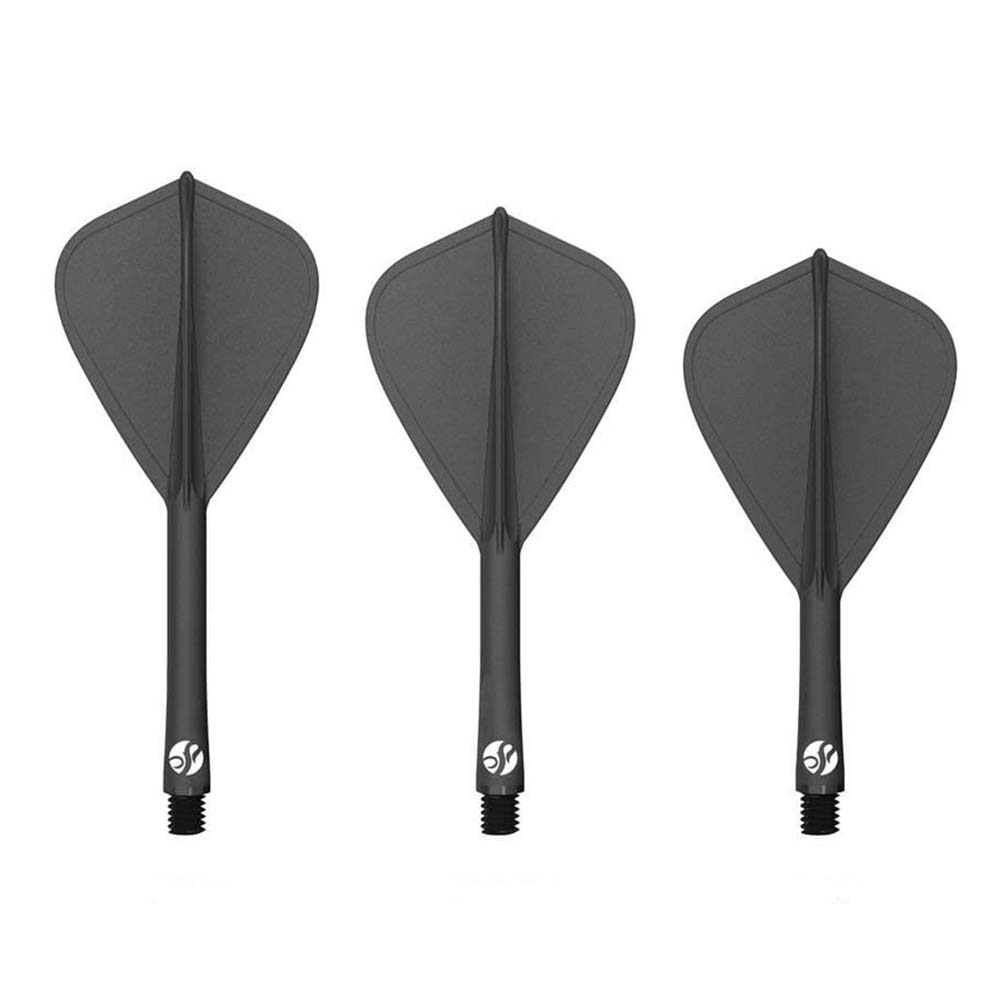 Plumas Shot Darts Deck System Kite Negra 