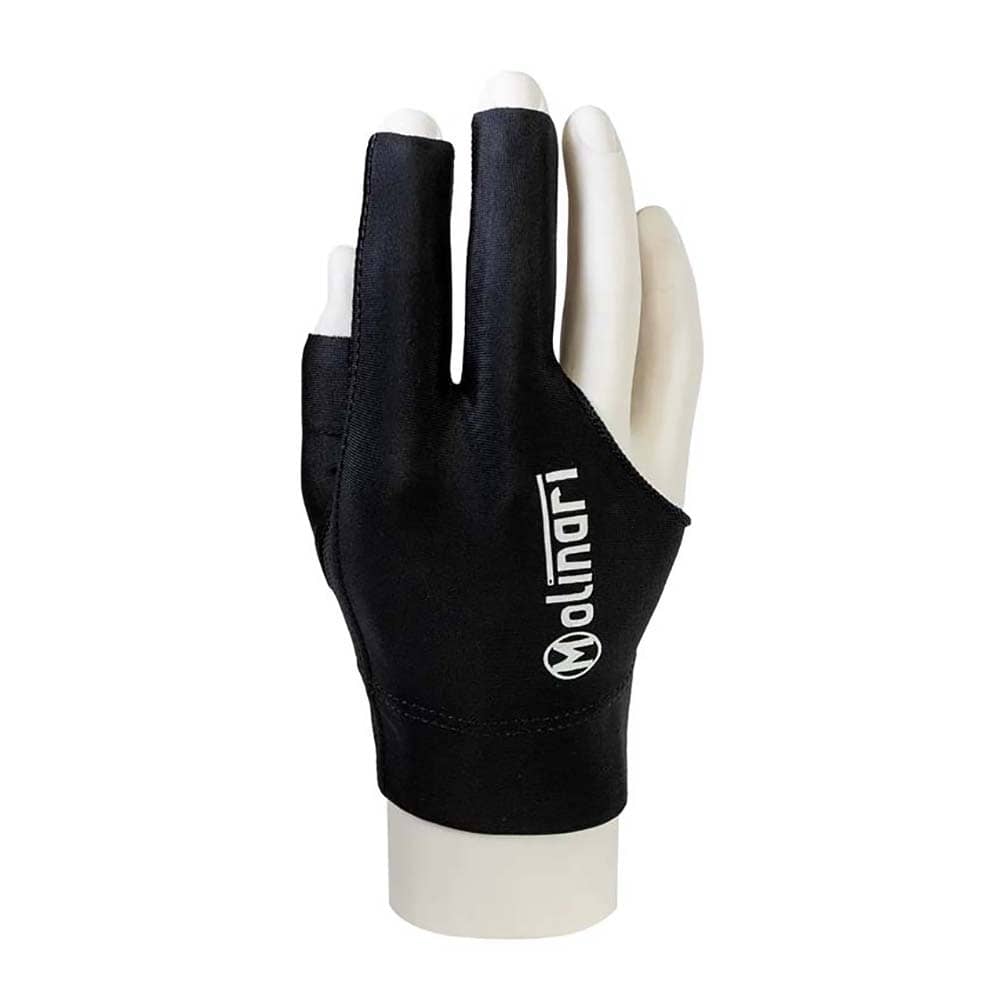 Guante Billar Molinari Negro XL Zurdo