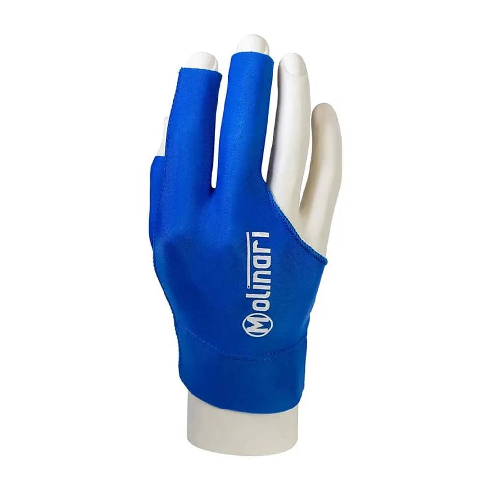 Guante Billar Molinari Azul Royal L Zurdo