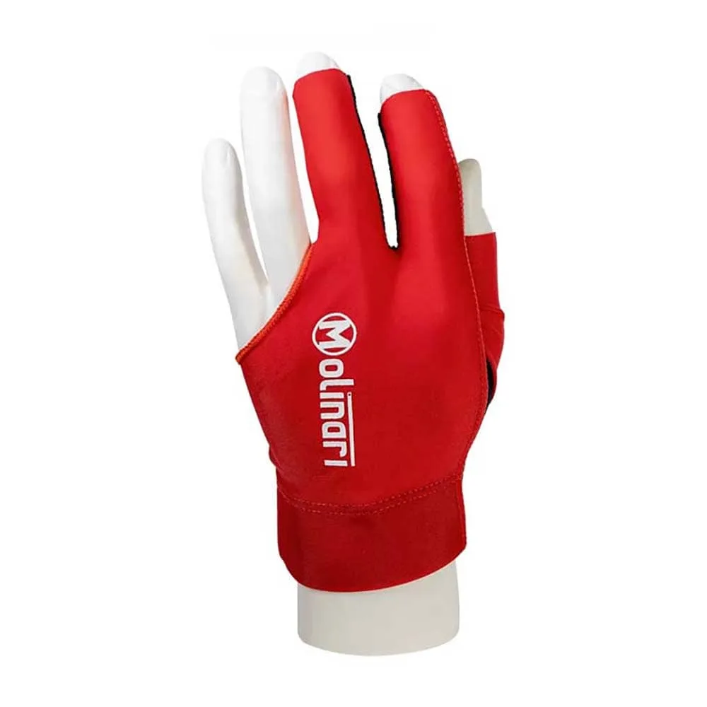 Guante Billar Molinari Rojo L Diestro